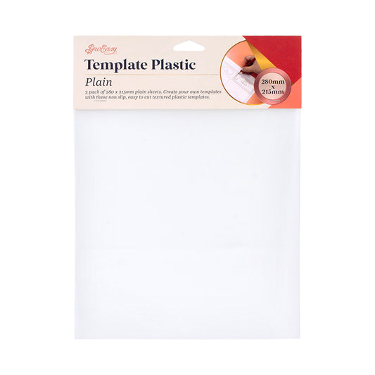 Sew Easy Template Plastic Sheets Plain