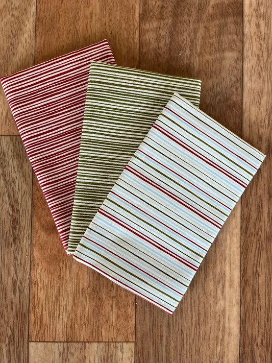 Emmitt and Ivy Stripes Fat Eighth Bundle by Sweetwater for Moda Fabrics
