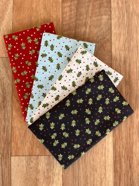 Emmitt and Ivy Trees Fat Eighth Bundle by Sweetwater for Moda Fabrics