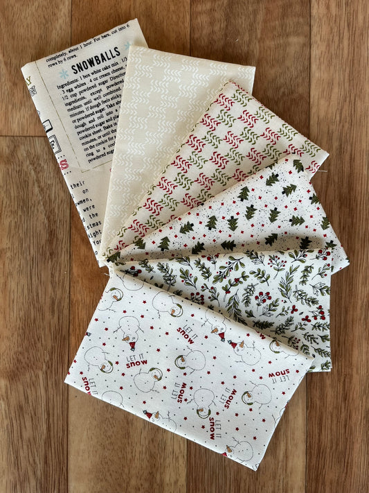 Emmitt and Ivy Whites Fat Eighth Bundle by Sweetwater for Moda Fabrics