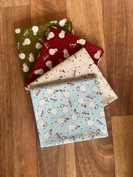 Emmitt and Ivy Snow Kids Fat Quarter Bundle by Sweetwater for Moda Fabrics
