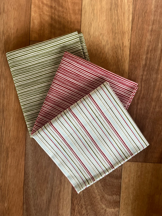 Emmitt and Ivy Stripes Fat Quarter Bundle by Sweetwater for Moda Fabrics