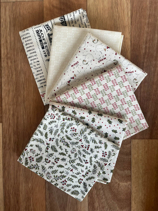 Emmitt and Ivy Whites Fat Quarter Bundle by Sweetwater for Moda Fabrics