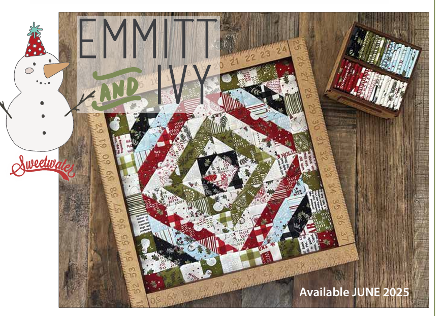 Moda Project Box Just A Little Box Project Kit featuring Emmitt & Ivy by Moda Fabrics ...