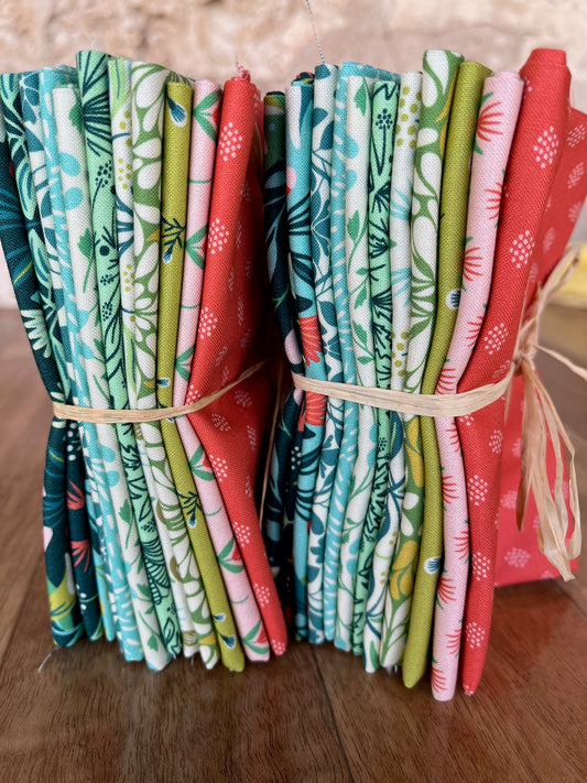 Everbloom Fat Eighth Bundle by Rebecca Jane Woolbright of Phoebe fabrics