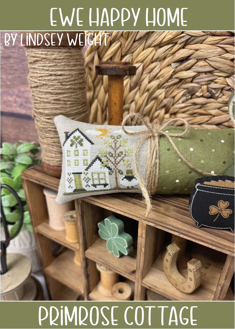 Ewe Happy Home Cross Stitch Pattern by Lindsey Weight of Primrose Cottage