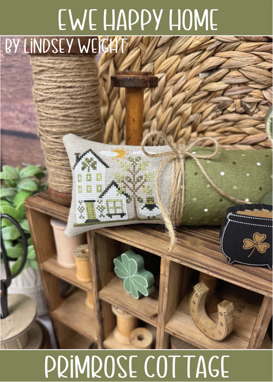 Ewe Happy Home Cross Stitch Pattern by Lindsey Weight of Primrose Cottage