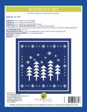 Winter Walk in the Woods Quilt Pattern Fig Tree Quilts