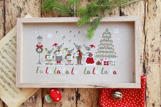 Fa La La Cross Stitch Pattern by Madame Chantilly