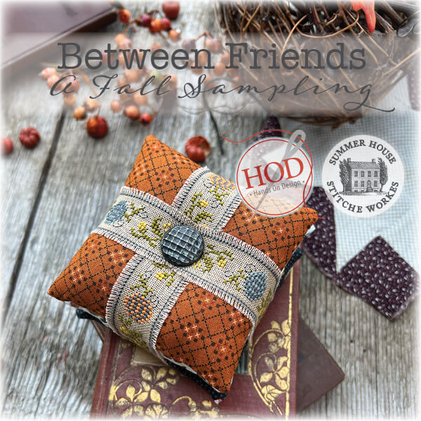 A Fall Sampling Between Friends Cross Stitch Pattern by Hands on Design