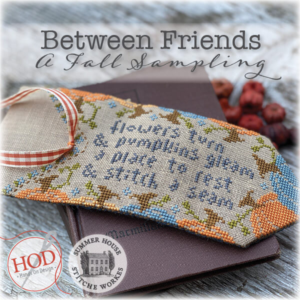 A Fall Sampling Between Friends Cross Stitch Pattern by Hands on Design