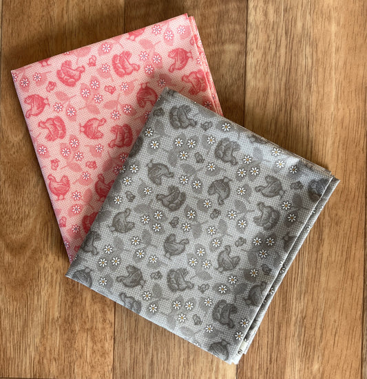 Farmers Daughter Chicken Fat Quarter Bundle by Lori Holt for Riley Blake