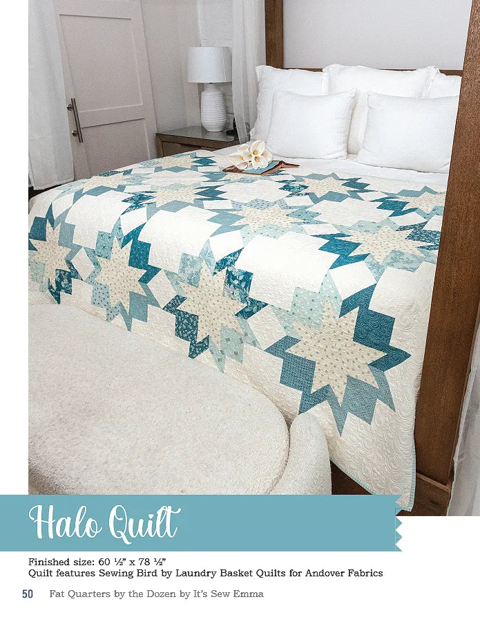 Fat Quarters by the Dozen Quilt Book by Its Sew Emma