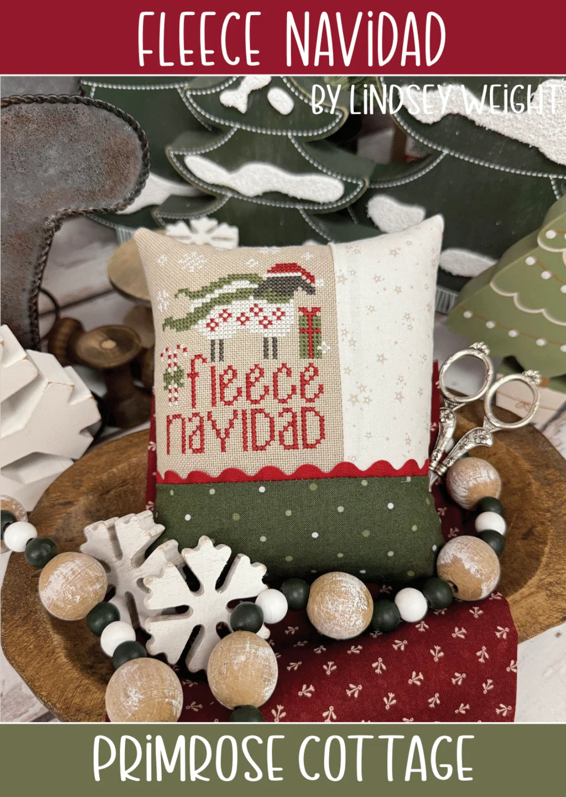 Fleece Navidad Cross Stitch Pattern Primrose Cottage Stitches