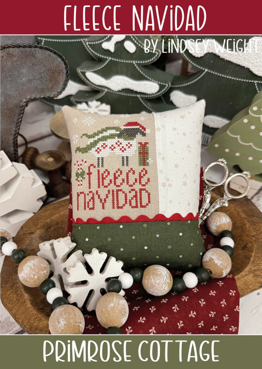 Fleece Navidad Cross Stitch Pattern Primrose Cottage Stitches