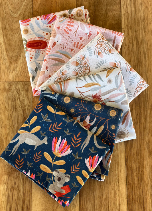 Flora & Fauna Fat Quarter Bundle by Nutex Wholesalers