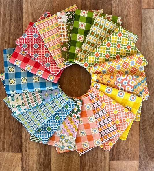 Flowers Days 70's Fat Quarter Bundle by Koko Seki