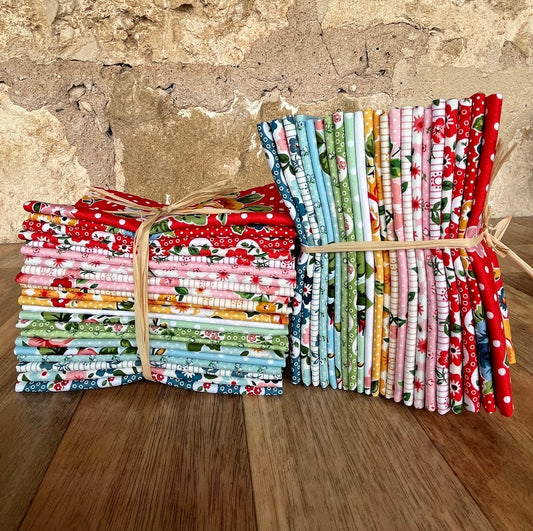 Flower Market Fat Eighth Bundle by Elea Lutz for Poppie Cotton