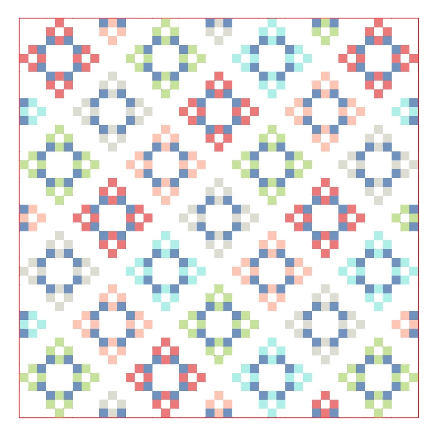 Forget me Not Quilt Pattern By CakeStand Quilts