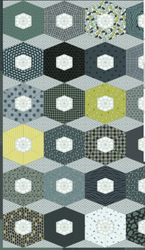 Fractured Hexagon Foundation Papers - Jen Kingwell