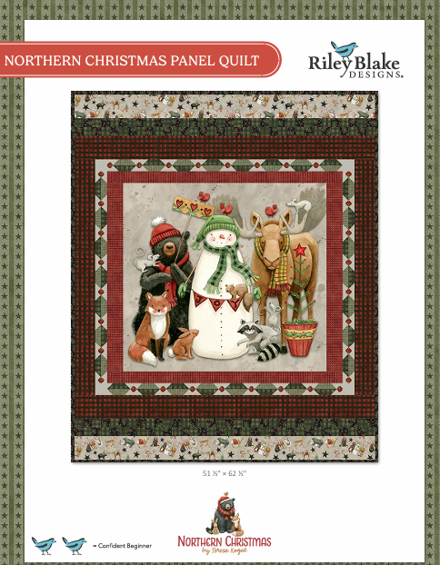 Northern Christmas Panel Quilt Kit by Teresa Kogut for Riley Blake Fabrics