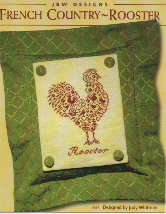 French Country Rooster Cross Stitch Pattern by JBW Designs