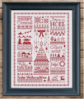 Frises de Noel Cross Stitch pattern by Jardin Prive