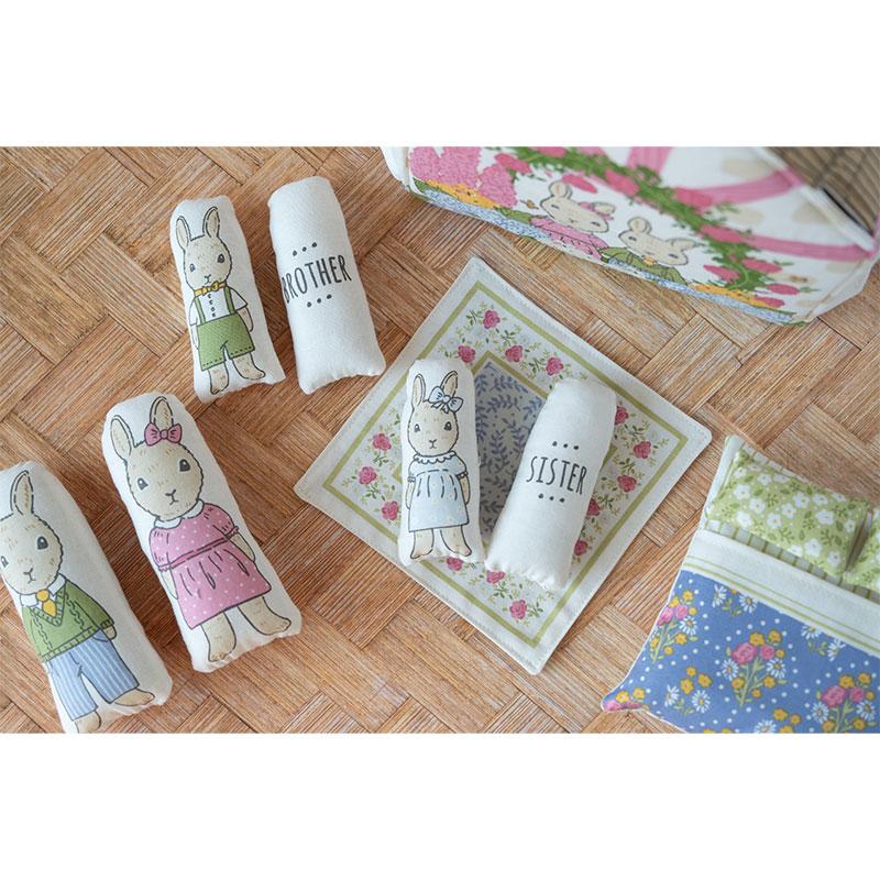 My Secret Garden Garden Bunny Cottage Panel M2098911 by Stacy Iest Hsu for Moda Fabrics