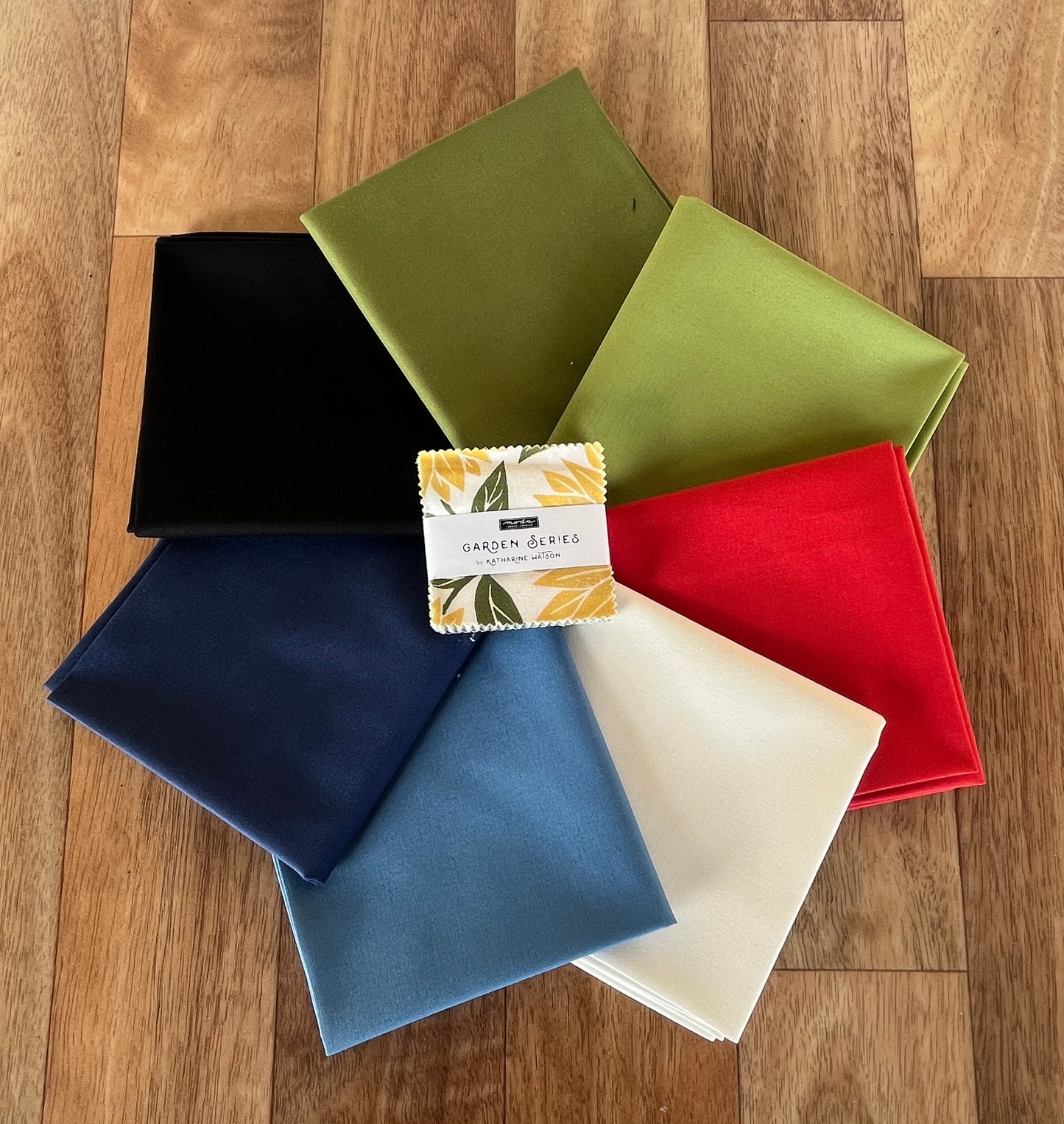 Garden Series Bella Solid Coordinates Fat Quarter Bundle by Moda fabrics