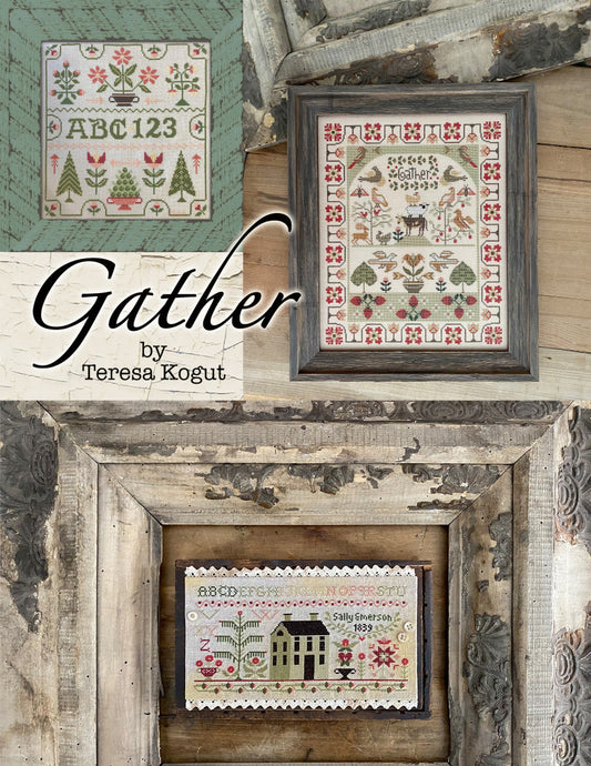 Gather cross stitch booklet by Teresa Kogut