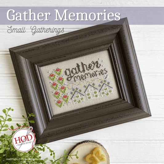 Gather Memories Cross Stitch Pattern by Hands on Design