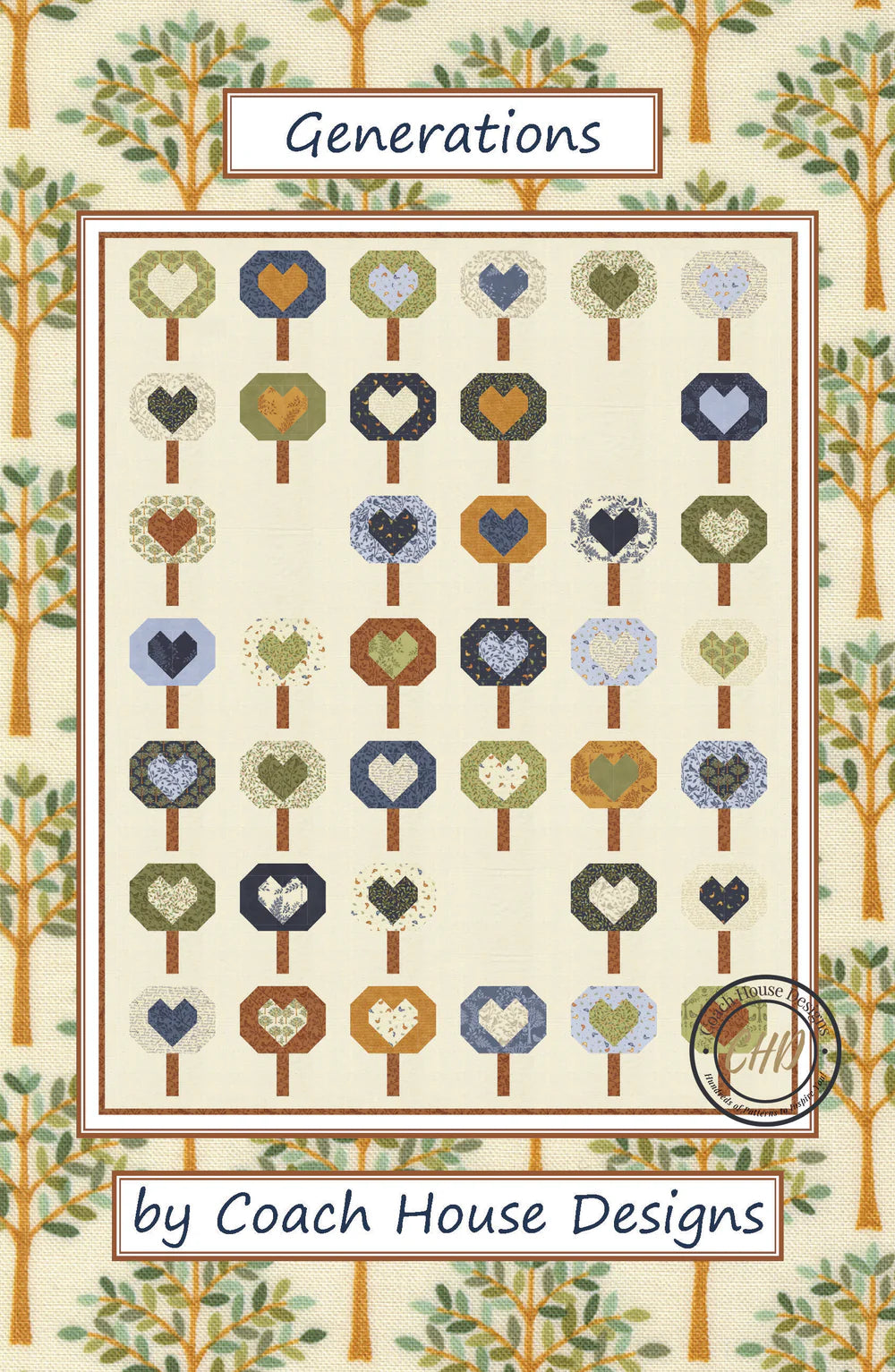 Generations Quilt Pattern by Coach House Designs