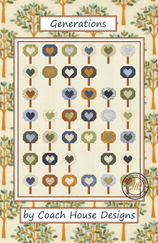 Generations Quilt Pattern by Coach House Designs