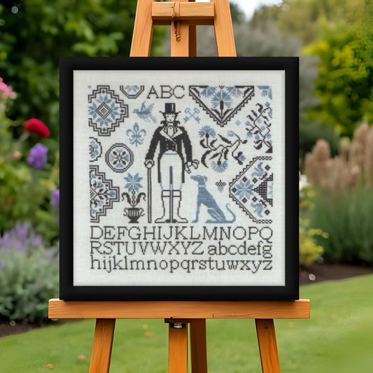 Gentleman Quaker Cross Stitch pattern by Jardin Prive