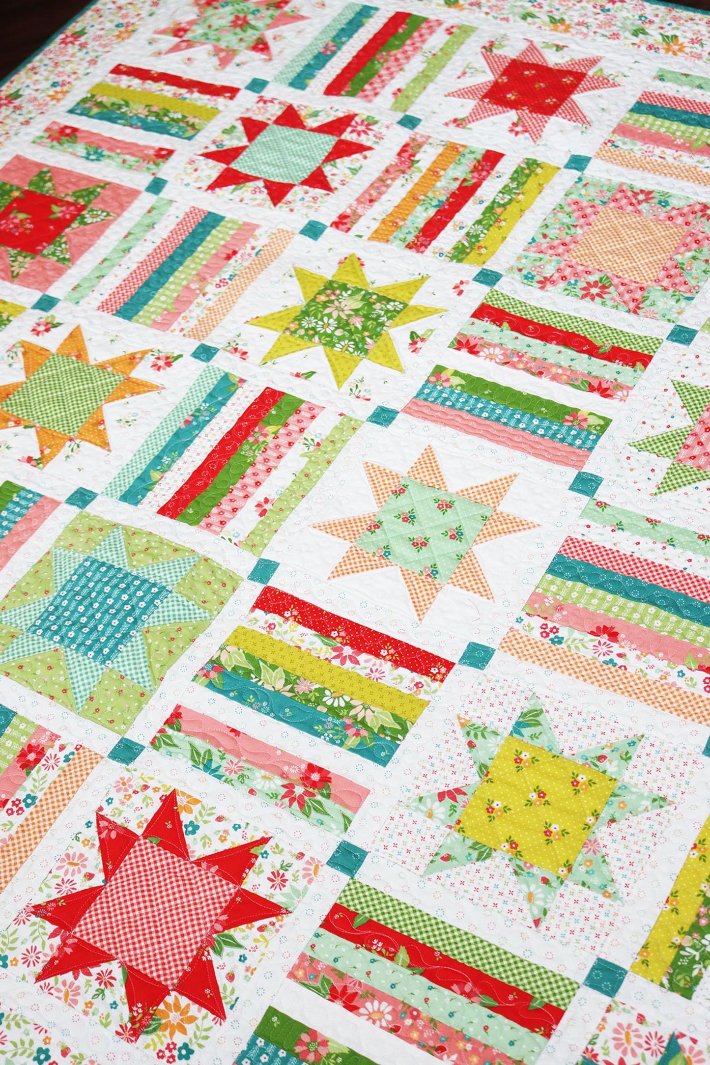 Happy Go Lucky Quilt Pattern by A Quilting Life