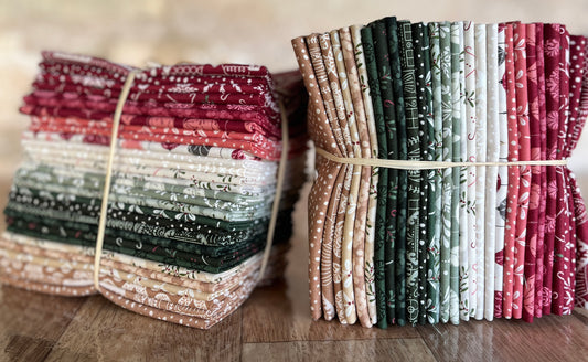 Gingerbread Lane Fat Eighth Bundle by Kileys Quilt Room for Moda Fabrics
