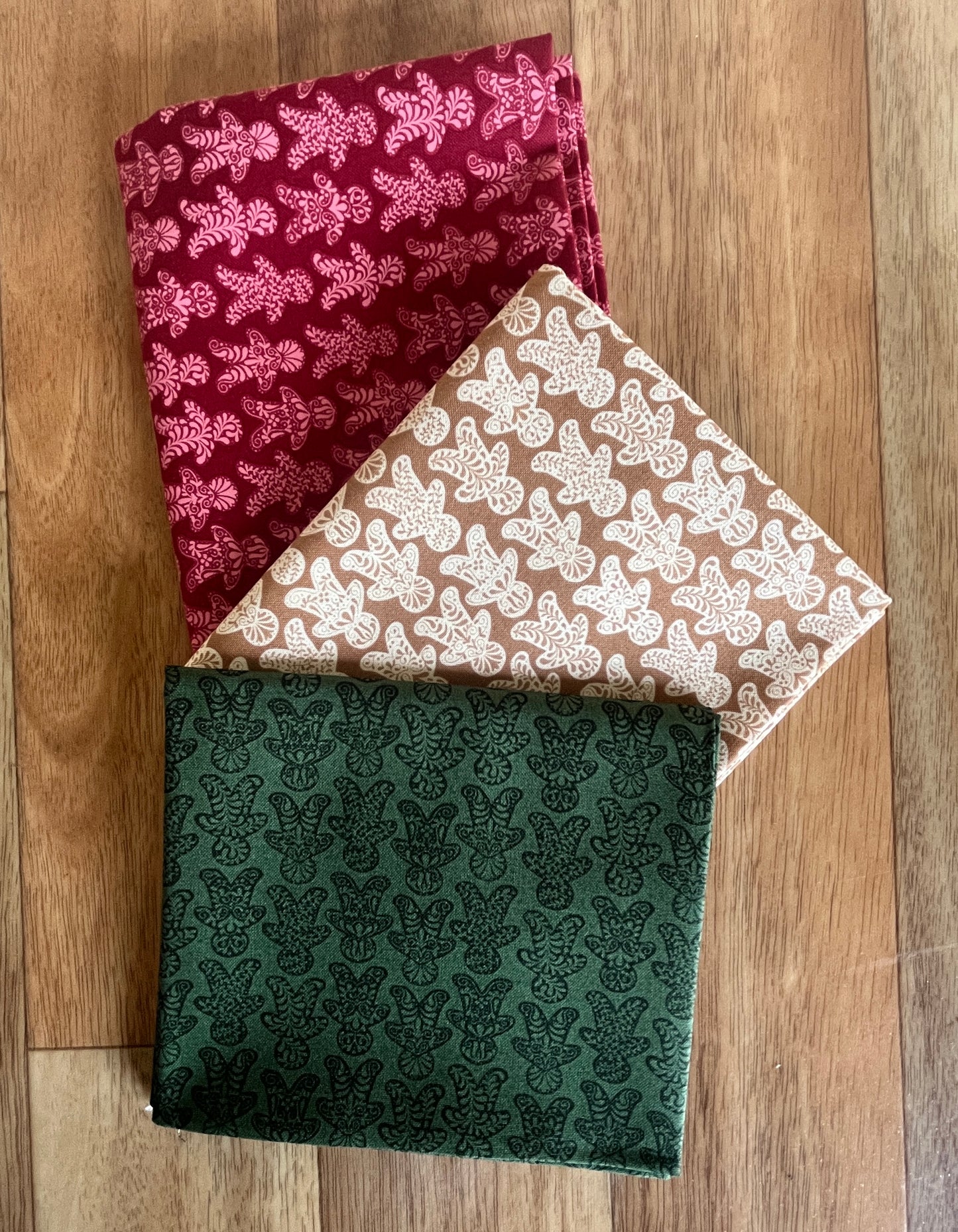 Gingerbread Lane Gingerbread Dance Fat Quarter Bundle by Kileys Quilt Room for Moda Fabrics