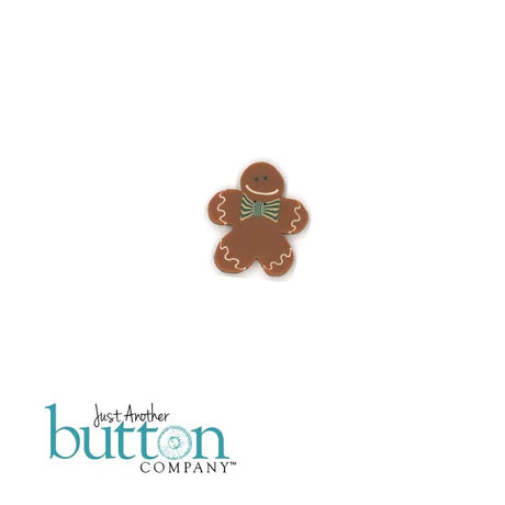 Gingerbread Village Gingerbread Boy Button by Just Another Button Co
