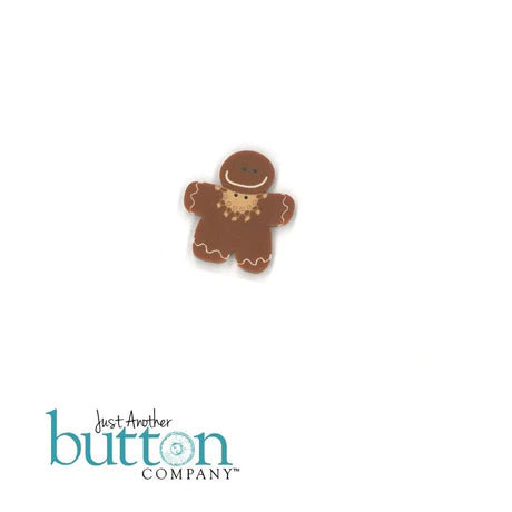 Gingerbread Village Gingerbread Girl Button by Just Another Button Co