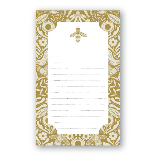 Gingiber Golden Bee Notepad