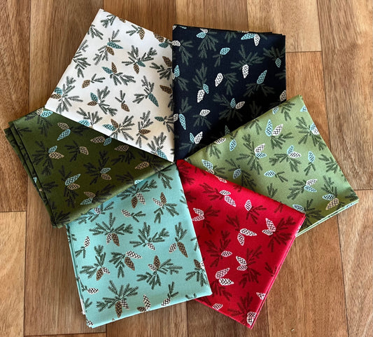 Good News Great Joy Pinecones Fat Quarter Bundle