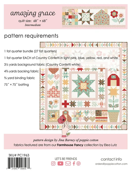 Granny Sew Along Quilt Pattern by Poppie Cotton