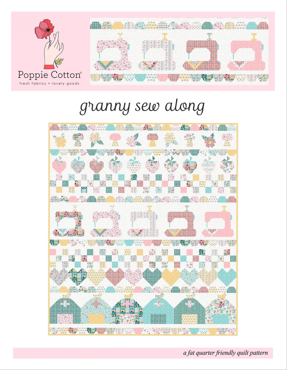 Granny Sew Along Quilt Pattern by Poppie Cotton