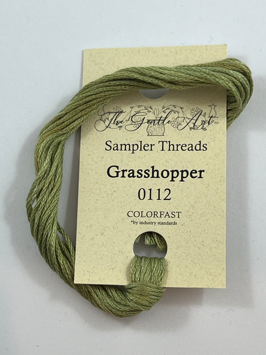 Grasshopper 0112 The Gentle Art Sampler Thread 6 Stranded Hand Dyed Embroidery Floss