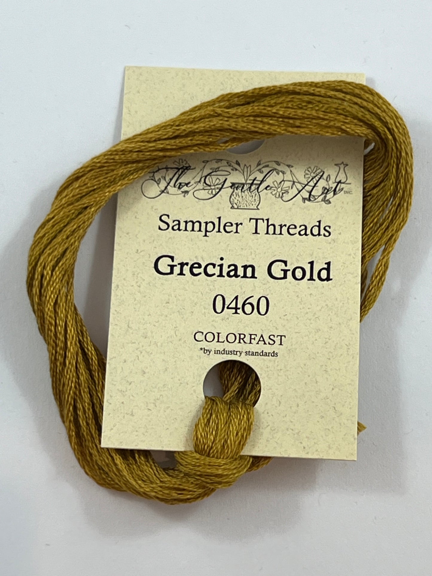 Grecian Gold 0460 The Gentle Art Sampler Thread 6 Stranded Hand Dyed Embroidery Floss