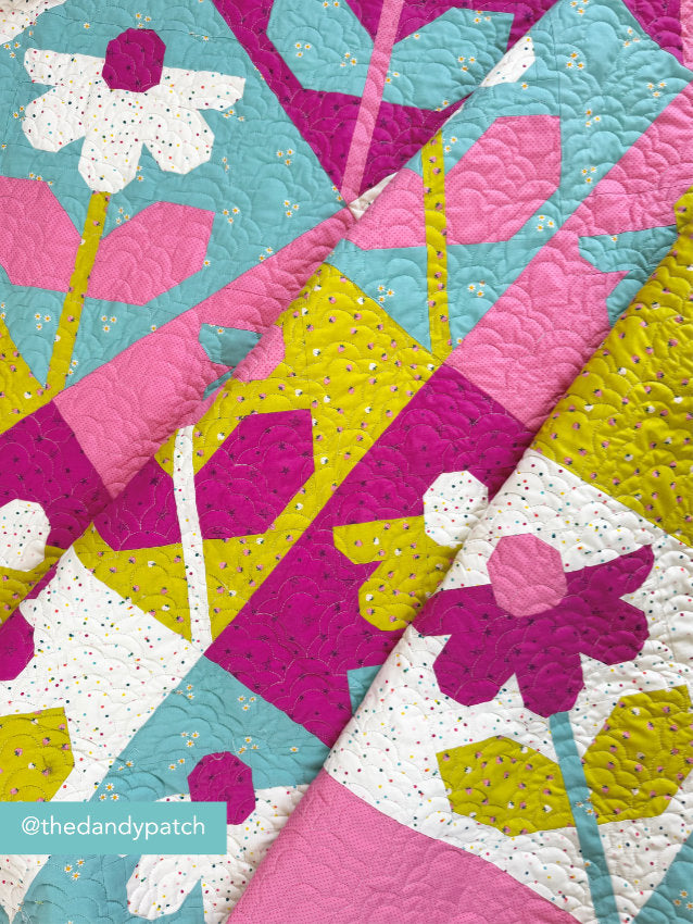 Growing Quilt Pattern - Pen and Paper
