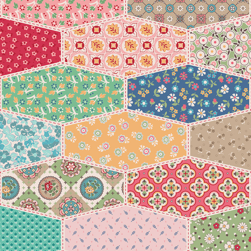 Mercantile Cherish Home Decor HD14407-Multi by Lori Holt for Riley Blake (sold in 25cm increments)