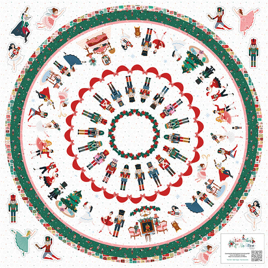 Nutcracker Tradition Home Decor Tree Skirt Panel by Jennifer Long for Riley Blake Fabrics