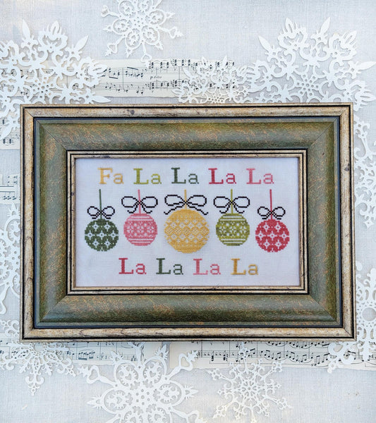 Fa La La Cross Stitch Pattern Hello from Liz Mathews