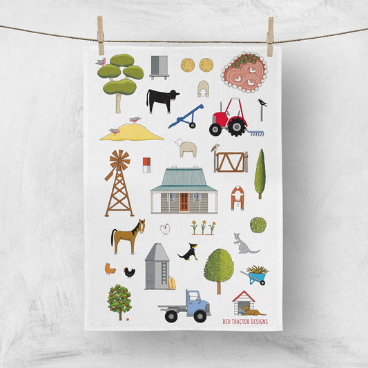 Homing Instincts New Tea Towel by Red Tractor Designs